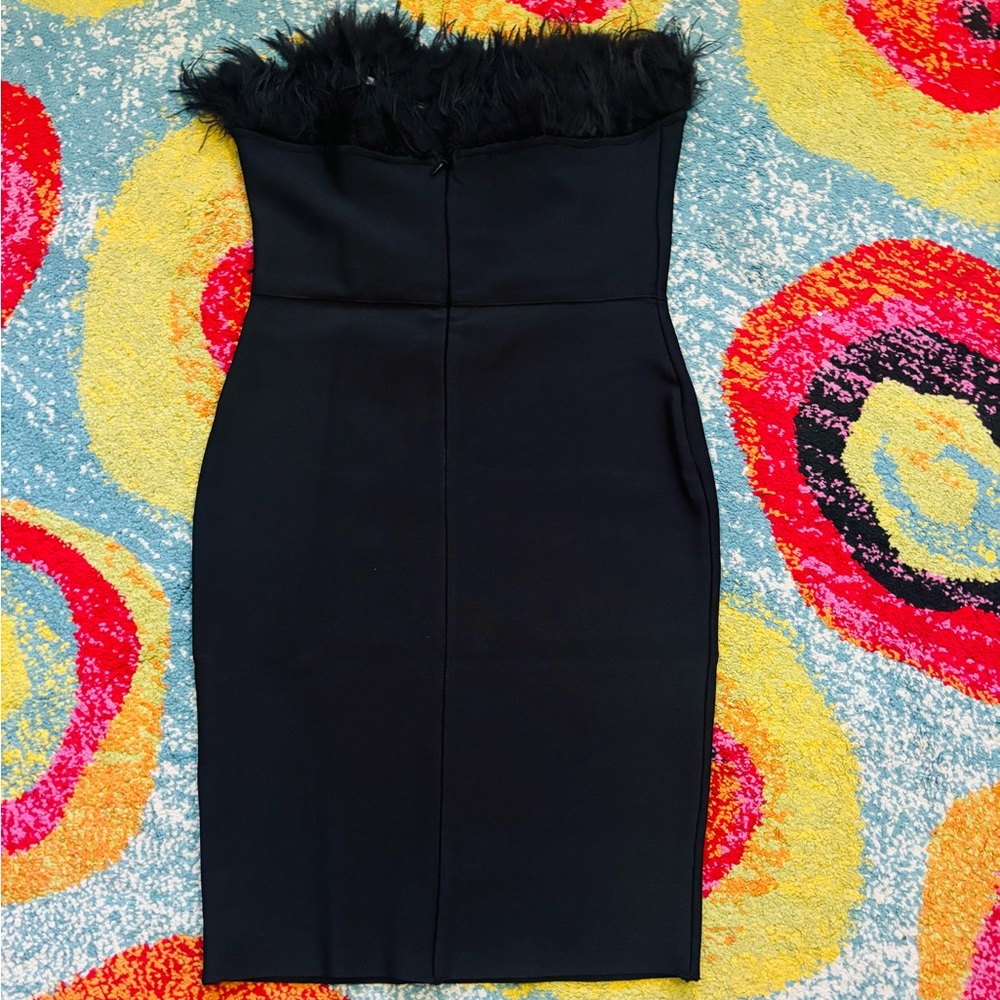 Elegant Black Strapless Dress